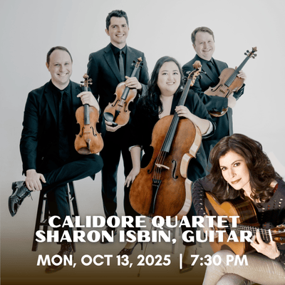 Calidore String Quartet and Sharon Isbin, guitar