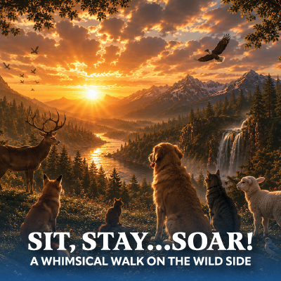 Sit, Stay...Soar! A Whimsical Walk on the Wild Side